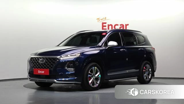 Hyundai Santa Fe TM 2019 Синий из Кореи