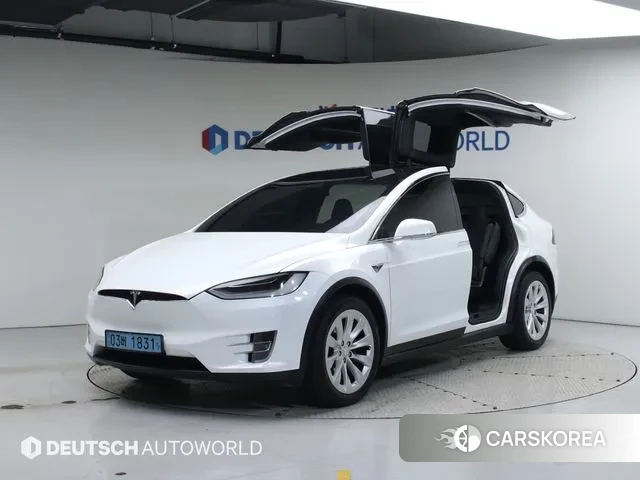 Tesla Model X 2019 Белый из Кореи