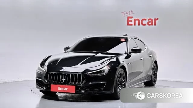 Maserati Ghibli 2018 Черный из Кореи