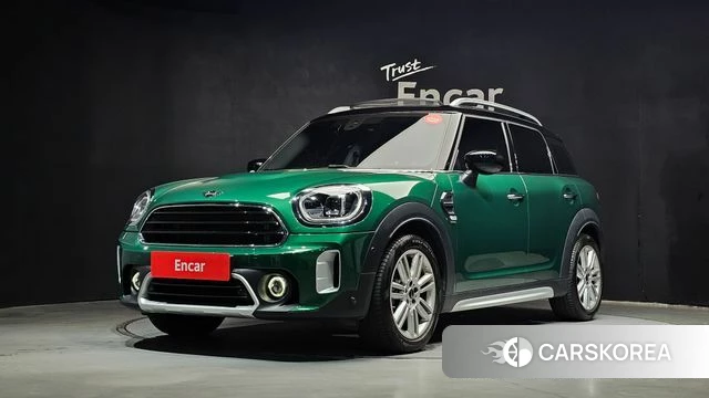 Mini Cooper Countryman 2023 Зеленый из Кореи