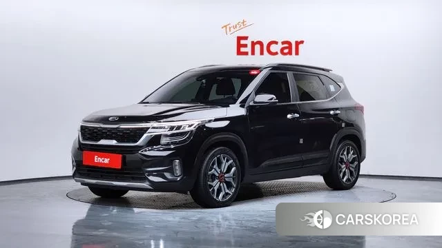 Kia Seltos 2020 Черный из Кореи