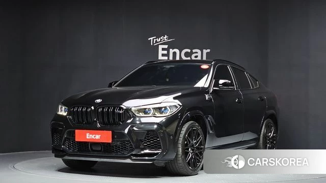 BMW X6M (G06) 2021 Черный из Кореи