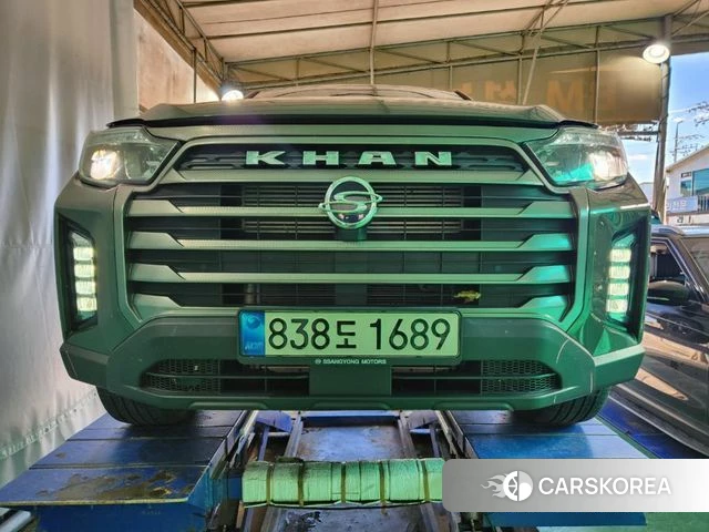 Ssangyong The New Rexton Sports Cannes 2021 Темно-зеленый из Кореи