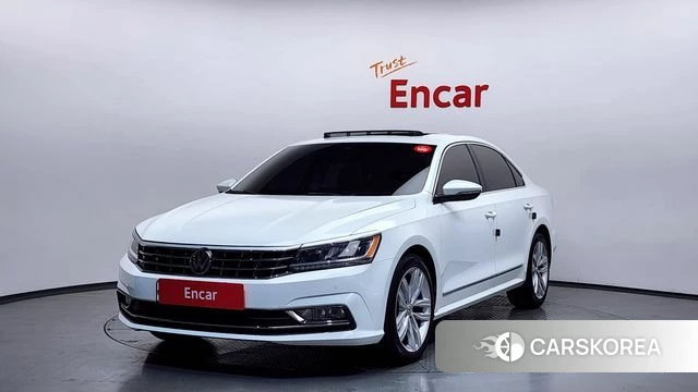 Volkswagen The New Passat 2018 Белый из Кореи