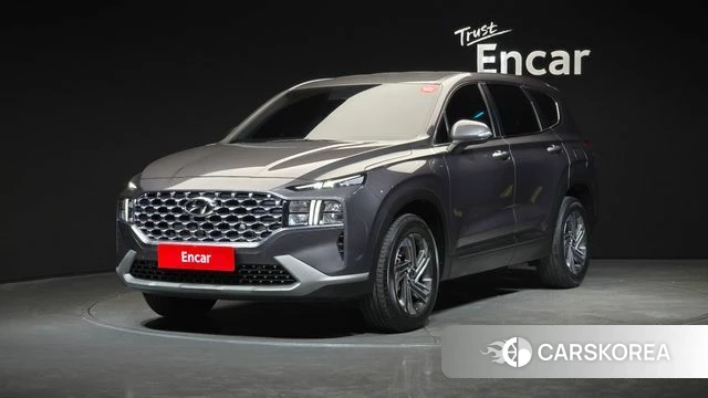 Hyundai The New Santa Fe 2021 Серый из Кореи