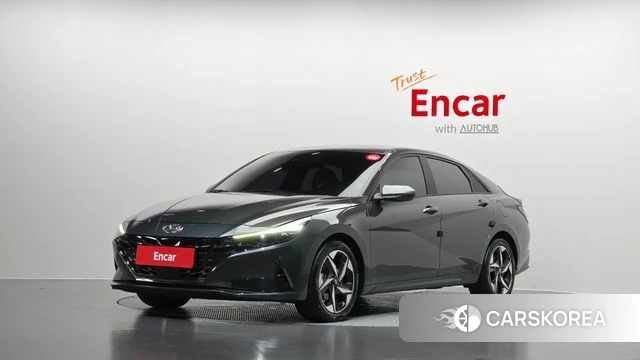 Hyundai Avante Hybrid (CN7) 2021 Серый из Кореи