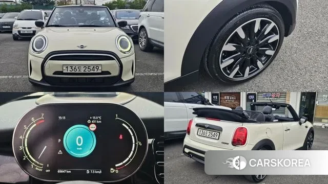 Mini Cooper Convertible 2022 Жемчужный цвет из Кореи