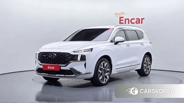 Hyundai The New Santa Fe 2023 Белый из Кореи