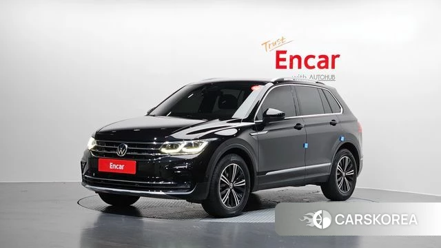 Volkswagen Tiguan second Generation 2022 Черный из Кореи