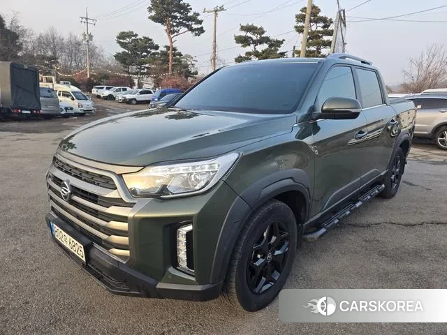 Ssangyong The New Rexton Sport 2022 Светло-зеленый из Кореи