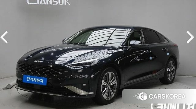 Kia K8 Hybrid 2023 Синий из Кореи