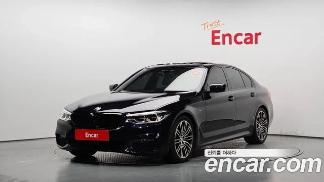 BMW 5 Series (G30) 2019 Синий из Кореи