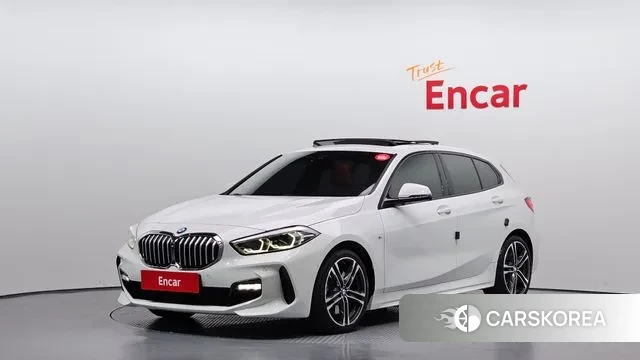 BMW 1 Series (F40) 2022 Белый из Кореи