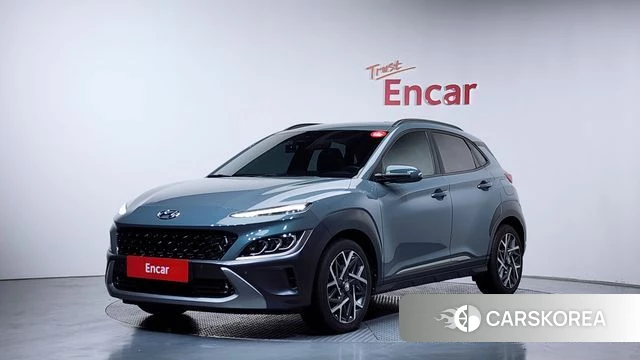 Hyundai The New Kona Hybrid 2020 Небесно-голубой из Кореи
