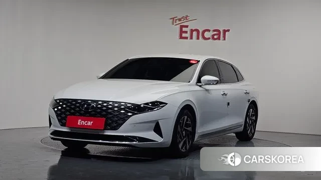 Hyundai The New Grandeur IG Hybrid 2021 Белый из Кореи