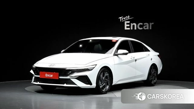 Hyundai The New Avante (CN7) 2024 Белый из Кореи