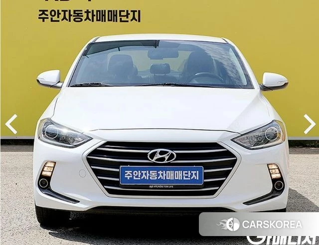 Hyundai Avante AD 2018 Белый из Кореи