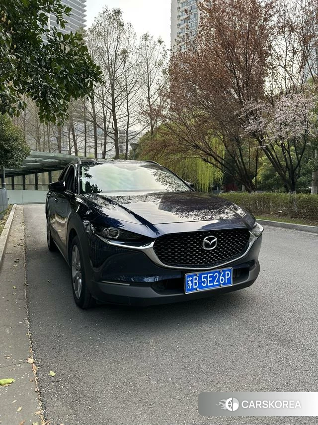 Mazda CX-30 2021 Синий из Китая