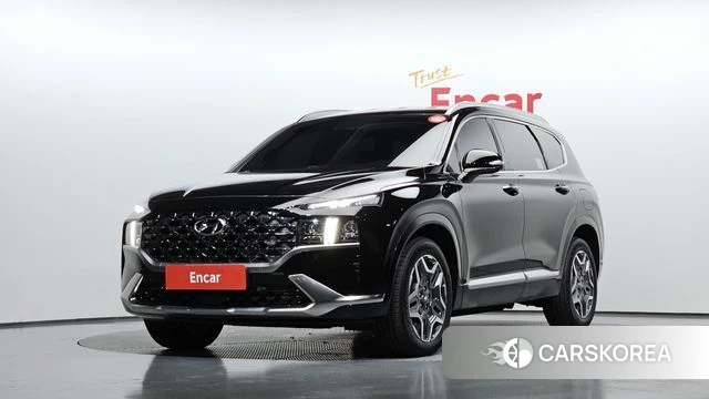 Hyundai The New Santa Fe 2023 Черный из Кореи