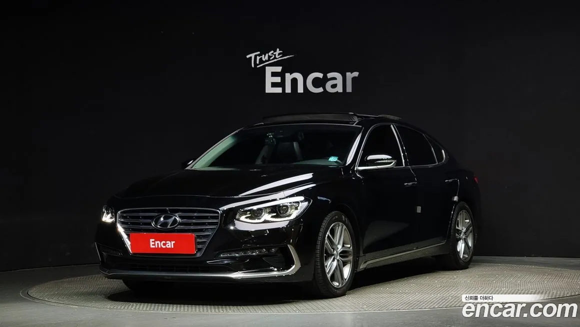 Hyundai Grandeur IG 2019 Черный из Кореи