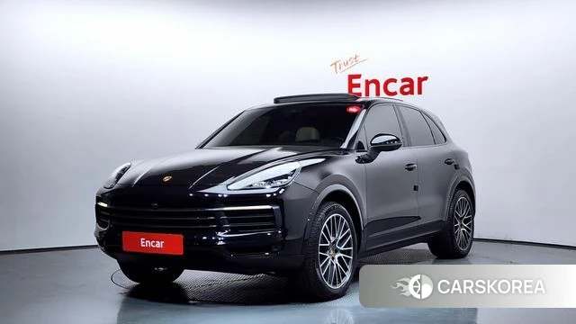 Porsche Cayenne (PO536) 2020 Черный из Кореи