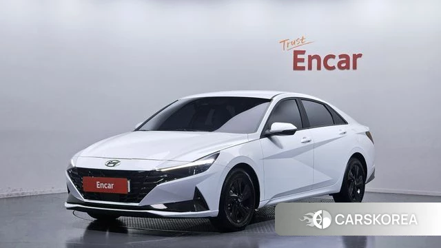 Hyundai Avante (CN7) 2022 Белый из Кореи