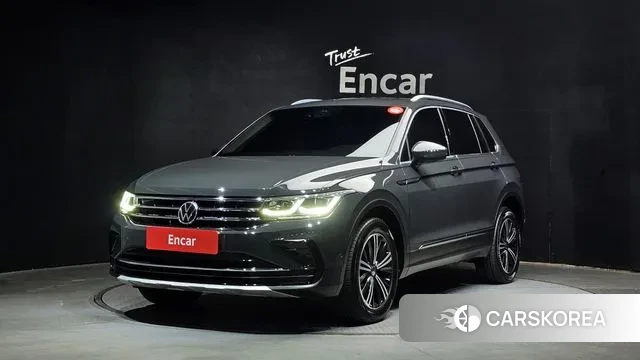 Volkswagen Tiguan second Generation 2021 Серый из Кореи