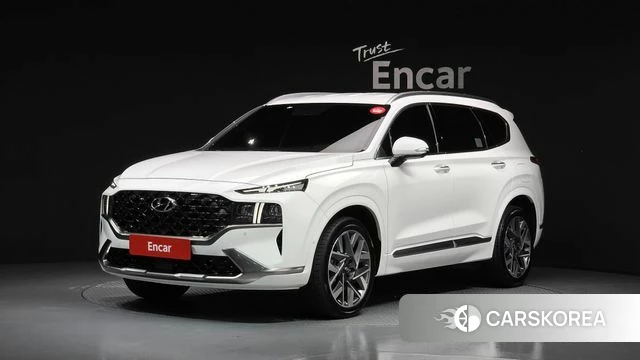 Hyundai The New Santa Fe 2023 Белый из Кореи