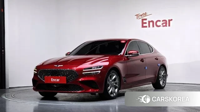 Genesis The New G70 2022 Красный из Кореи