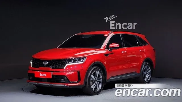 Kia Sorento 4th Generation 2021 Красный из Кореи