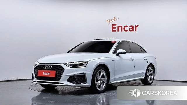 Audi A4 (B9) 2022 Белый из Кореи