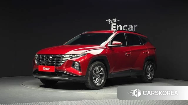 Hyundai Tucson Hybrid (NX4) 2021 Красный из Кореи