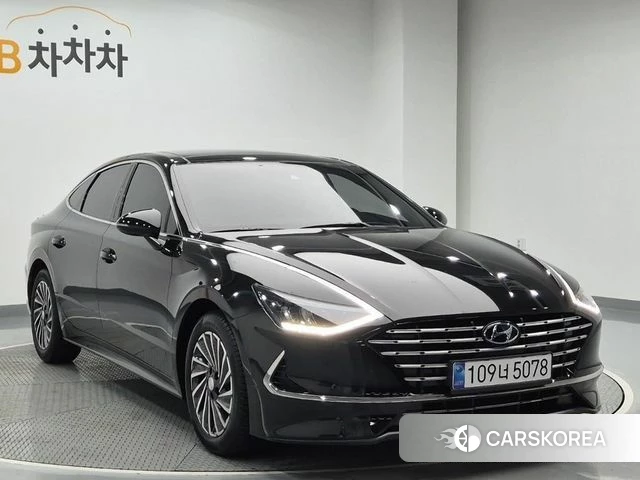 Hyundai Sonata Hybrid (DN8) 2022 Черный из Кореи