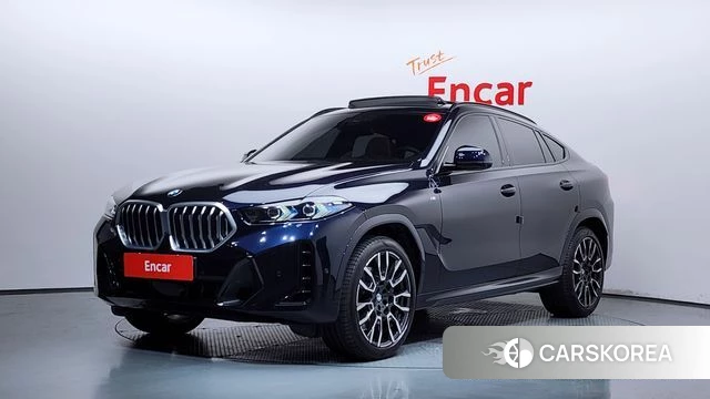 BMW X6 (G06) 2025 Черный из Кореи