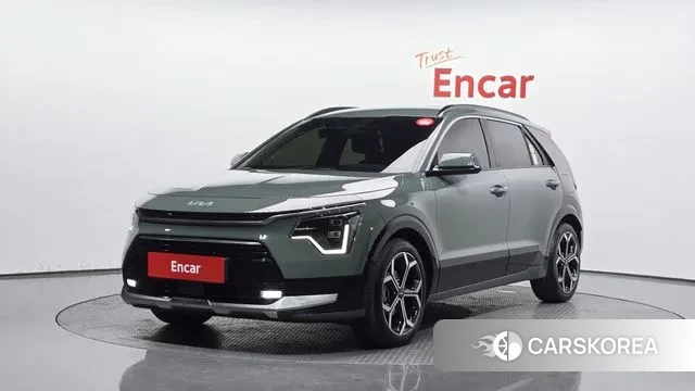 Kia Di Ol Nu Niro 2022 Темно-зеленый из Кореи