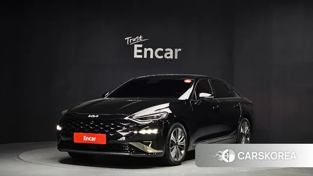 Kia K8 Hybrid 2022 Черный из Кореи