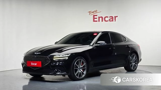 Genesis The New G70 2022 Черный из Кореи