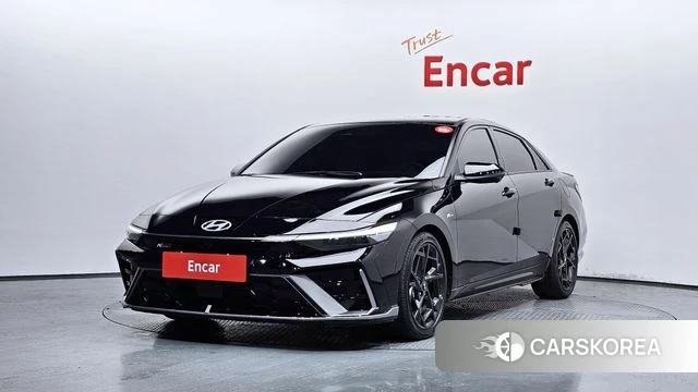 Hyundai The New Avante (CN7) 2025 Черный из Кореи