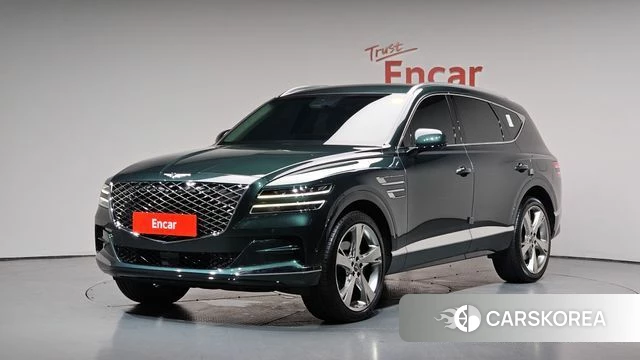 Genesis GV80 2021 Темно-зеленый из Кореи