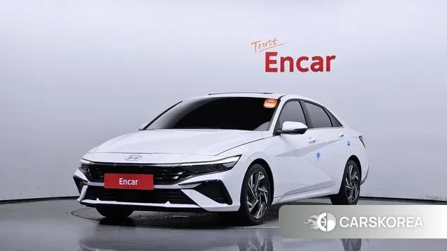 Hyundai The New Avante (CN7) 2023 Белый из Кореи