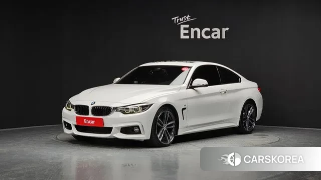 BMW 4 Series (F32) 2018 Белый из Кореи