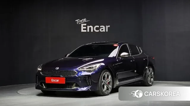 Kia Stinger 2018 Синий из Кореи