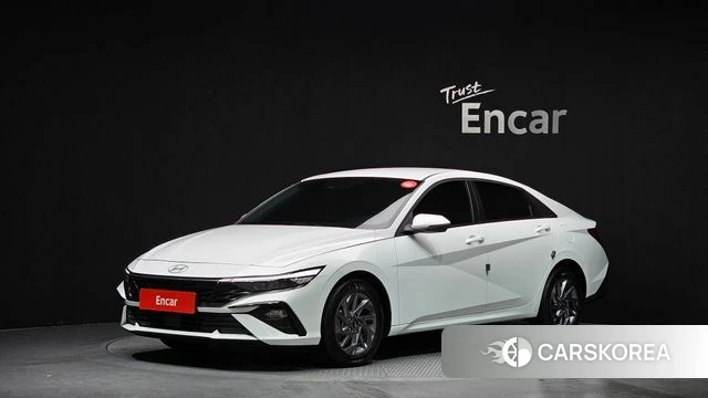 Hyundai The New Avante (CN7) 2025 Белый из Кореи