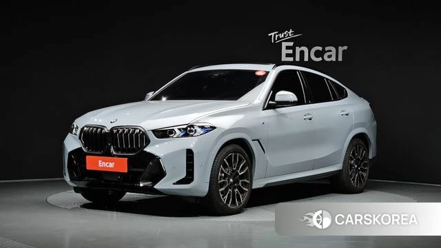 BMW X6 (G06) 2025 Серебристо-серый из Кореи