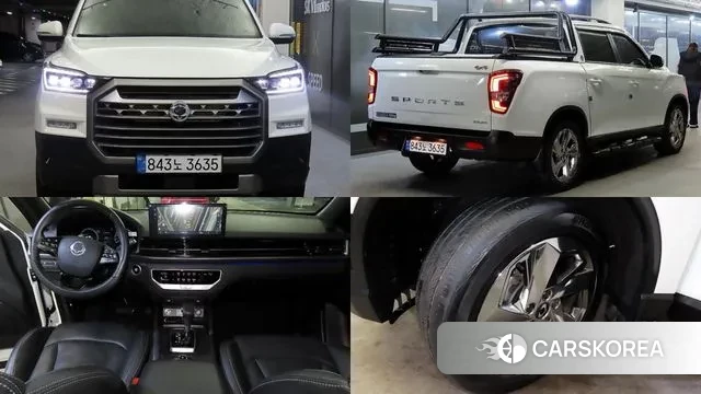 Ssangyong The New Rexton Sport 2024 Белый из Кореи