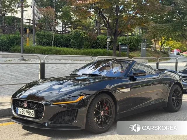 Jaguar F-TYPE 2021 Черный из Кореи