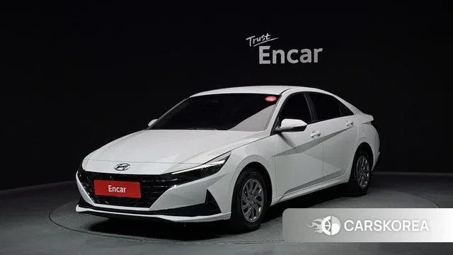 Hyundai Avante (CN7) 2020 Белый из Кореи