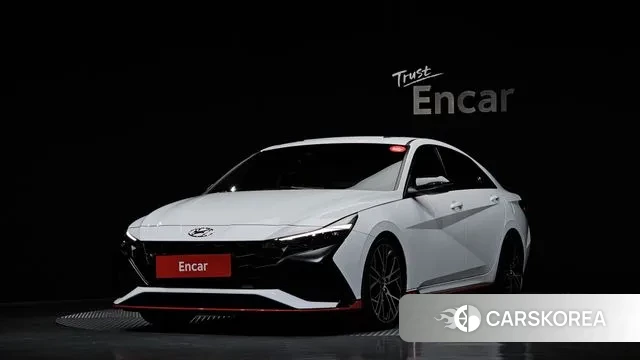 Hyundai Avante (CN7) 2022 Белый из Кореи