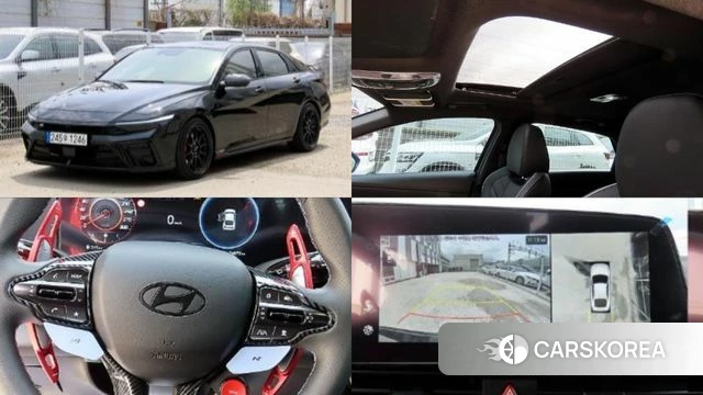 Hyundai The New Avante (CN7) 2025 Черный из Кореи