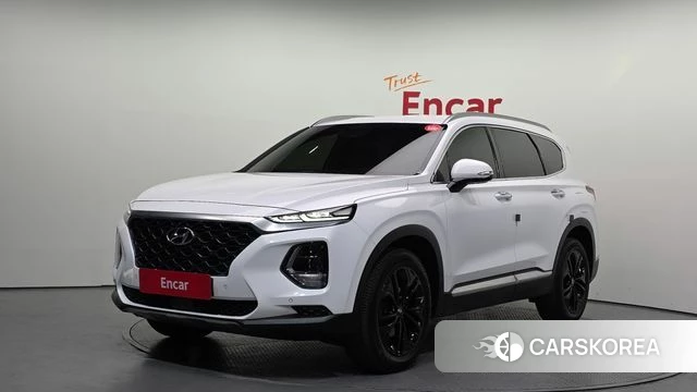 Hyundai Santa Fe TM 2019 Белый из Кореи